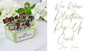 **NEW RELEASE** Platform Pop-Up Card | Lawn Fawn