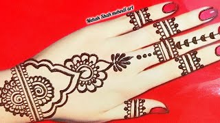 Very very simple and beautiful mehndi design|Latest mehndi design|Arabic mehndi design|Mehandi