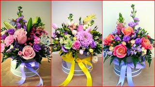 Trendy flower gift ideas | beautiful flower hat box