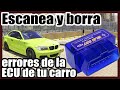 Cómo leer y BORRAR errores de la ECU del carro #1👉【 BARATO OBD2 Bluetooth 】😱