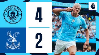 Highlights! | Man City 4-2 Crystal Palace | Haaland scores first hat-trick for City!