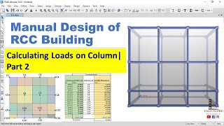 Calculating Load Distribution on Column | Manual Design of a RCC Building | Part 2