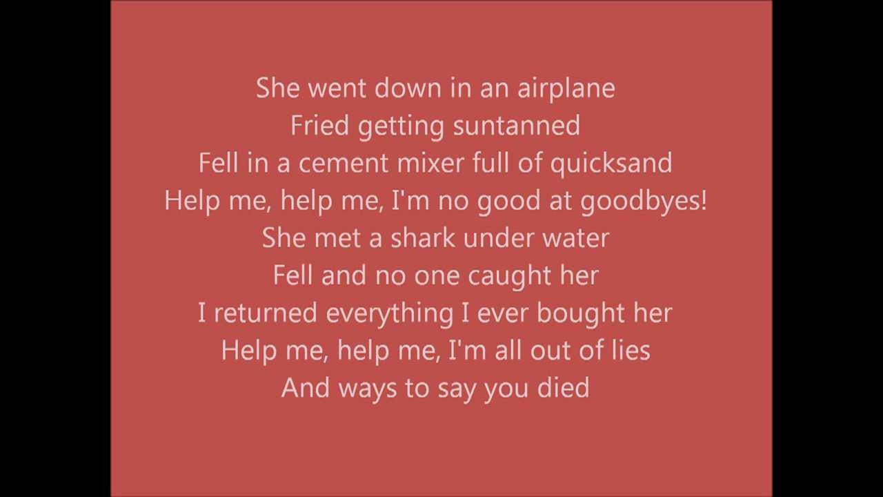 Train- 50 Ways To Say Goodbye (Lyrics) - YouTube