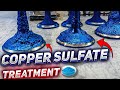 Can we use copper sulfate to clean a sludgy engine?