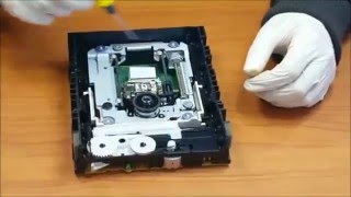 How to disassemble a DVD burner and extract the optical unit (Desktop computer, Laptop)