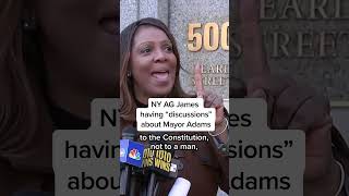 NY AG James having 'discussions' about Mayor Adams