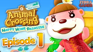 Animal Crossing New Horizons DLC! - Happy Home Paradise Part 1 - Welcome to Paradise! New DLC!