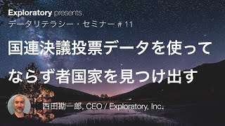 #130 - 国連決議投票データを使って、ほんとのならず者国家を見つけ出す