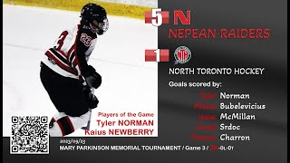 [HIGHLIGHTS] 2023-09-23 U16 AA, Raiders vs North Toronto Hockey, W 5-1