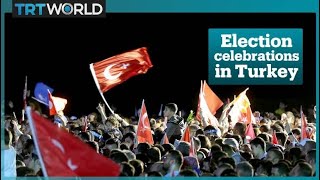 Thousands celebrate election results across Turkey