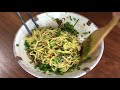 10分レシピ【広島式汁なし担々麺】青ネギたっぷり本格旨辛レシピ how to make hiroshima style dan dan noodles