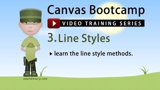 Canvas Bootcamp 3 - Line Styles for Lines and Strokes