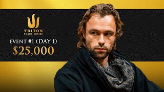 Triton Poker Series London 2023 - Event #1 $25k NLH GGMillion$ Live - Day 1