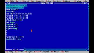 C++ Tutorials part32 sorting number