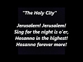 Download The Holy City Jerusalem song LYRICS WORDS BEST TOP PALM SUNDAY EASTER TREND Lent Religion SING ALONG To Mp4 3Gp Full HD Video 1