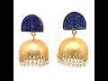 ladies jhumki earrings sugar druzy fashion jewelry