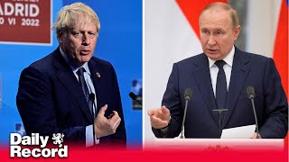 Boris Johnson reacts as Vladimir Putin says topless PM 'would be a disgusting sight'