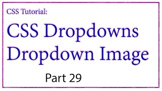 css Dropdown Image Hindi | CSS Tutorial: Creating a Navigation Menu