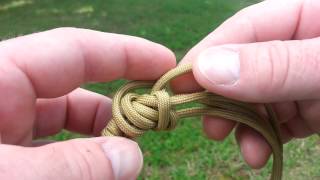 4 strand Matthew Walker knot