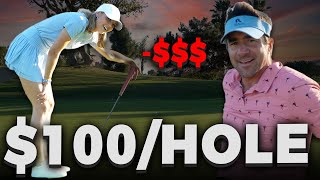 $100 SKINS on an OCEAN COURSE | Insane Finish at Monarch Beach Golf Links 1v1