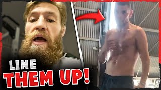 Conor McGregor reacts to Nick Diaz announcing his return to MMA, Tyron Woodley on Colby Covington