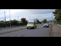 *62 REG!* SWASFT Mercedes Ambulance Driver Training Responding in Exeter, Devon