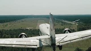 Adolf Hitler lands in Smolensk Russia