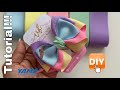 LAÇO LUNNA PLUS COLORIDO! DICAS MARAVILHOSAS PARA INICIANTES! #diy #bow #ribbon #como