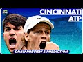 🎾ATP Cincinnati Open 2024 Draw Preview & Prediction | Djokovic Absent