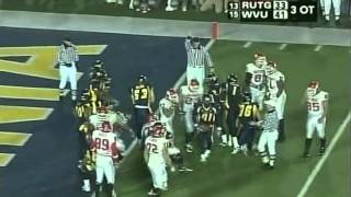 2006 CFB - #15 WVU vs #13 Rutgers - OT #3