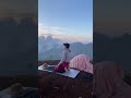 jauh jauh nyari ketenangan ternyata yang bikin tenang sholat sholat with a view😍 vdio shorts