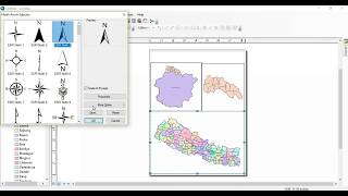 ArcGIS tutorial #1 :Study area map in  Nepali