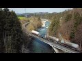 industriezug iii mit ton kamera 2 cement train real sound drone cam 2