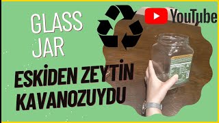 Kavanozun dönüşümü ✨#geridönüşüm #diy #kendinyap #boya #glass #jar #kavanoz