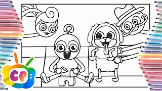 Long Legs Family coloring pages/Mommy long legs coloring pages/Cartoon - On & On [NCS Release]