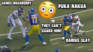 Puka Nacua Vs Darius Slay \u0026 James Bradberry 🔥 (WR vs CB) Eagles Vs Rams 2023 highlights