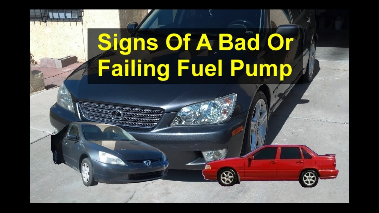 Bad Fuel Pump. How To Tell If Your Car Has A Bad, Weak, Or Failing Fuel ...