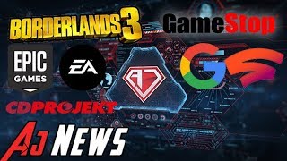 AJ News: Borderlands 3 Epic Exclusive, EA Layoffs, Gamestop Dying, CD Projekt Red \u0026 Google Stadia!