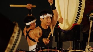 でんすけ祭り　「Taichi」　福井農林高校 郷土芸能部　（其の二）  High School Taiko Drummers in Fukui JAPAN