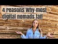 4 Reasons Why People Fail in the Digital Nomad Lifestyle