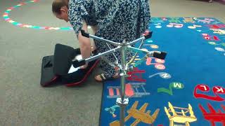 #1 - Percussion - glockenspiel and drum pad setup