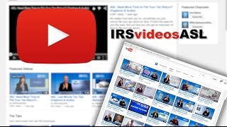 IRS ASL videos Make Tax Season More Deaf-friendly