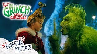 The Grinch Meet Cindy Lou Who💚 | How The Grinch Stole Christmas | Movie Moments | Mega Moments