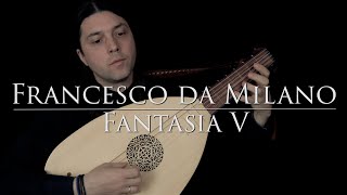 Francesco da Milano - Fantasia 5 - Polivios - Renaissance Lute