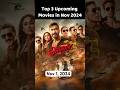 Upcoming Movies in Nov 2024 #shorts #bollywood #movie #upcomingbollywood #upcoming movie #viralvideo