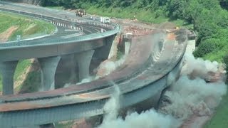 Größte Brückensprengung Deutschlands HD - Sinntalbrücke bei Bad Brückenau