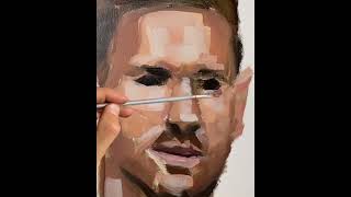 Lionel Messi Fast Painting #shorts