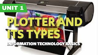 Plotter & its Types (Urdu/Hindi)