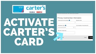 How To Activate Carter's Credit Card Online 2022? Carter's Credit Card Activation