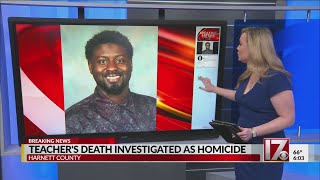 Harnett County teacher’s death being investigated as a homicide, deputies say